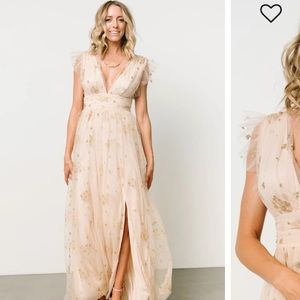 Baltic Born Natalia Floral Embellished Maxi Dress